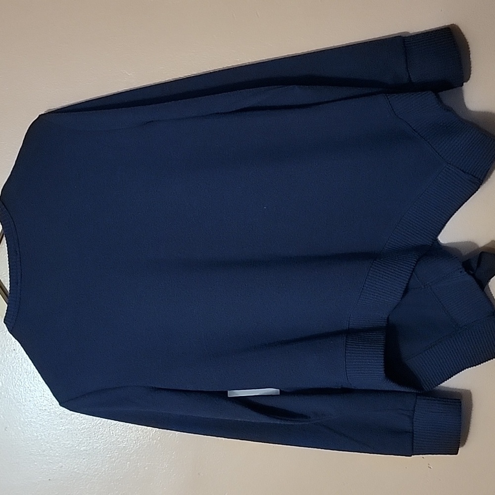 1. STATE Lunar Navy Asymmestrical Hem Sweater NWT SIZE SMALL - Picture 3 of 7